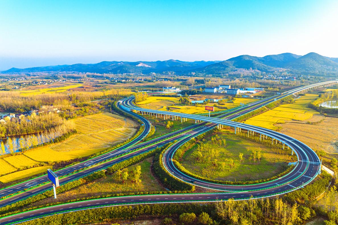 合肥“大外环”北环线。合肥交通运输局供图
